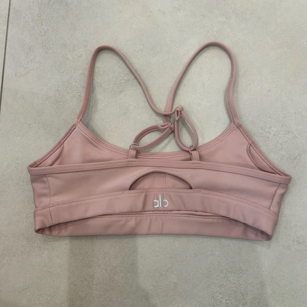 ALO Pink Sports Bra - Picture 3 of 4